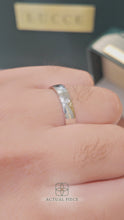 Load and play video in Gallery viewer, Lucce Amore Mi Polished 4mm 0.02ct Natural Diamond Platinum
