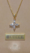 Load and play video in Gallery viewer, Lucce Constance Ole Necklace 1.00CTW Lab Diamond 14K Yellow Gold
