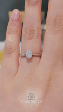 Load and play video in Gallery viewer, Lucce Azalea 4-Prong Oval Diamond
