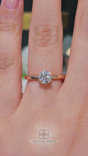 Load and play video in Gallery viewer, Lucce Lucia 6-Prong Round Diamond

