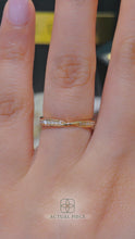 Load and play video in Gallery viewer, Lucce Riza 0.14ctw Lab Diamond 14K Yellow Gold
