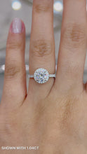 Load and play video in Gallery viewer, Presa 1.04ct Forever ONE Moissanite
