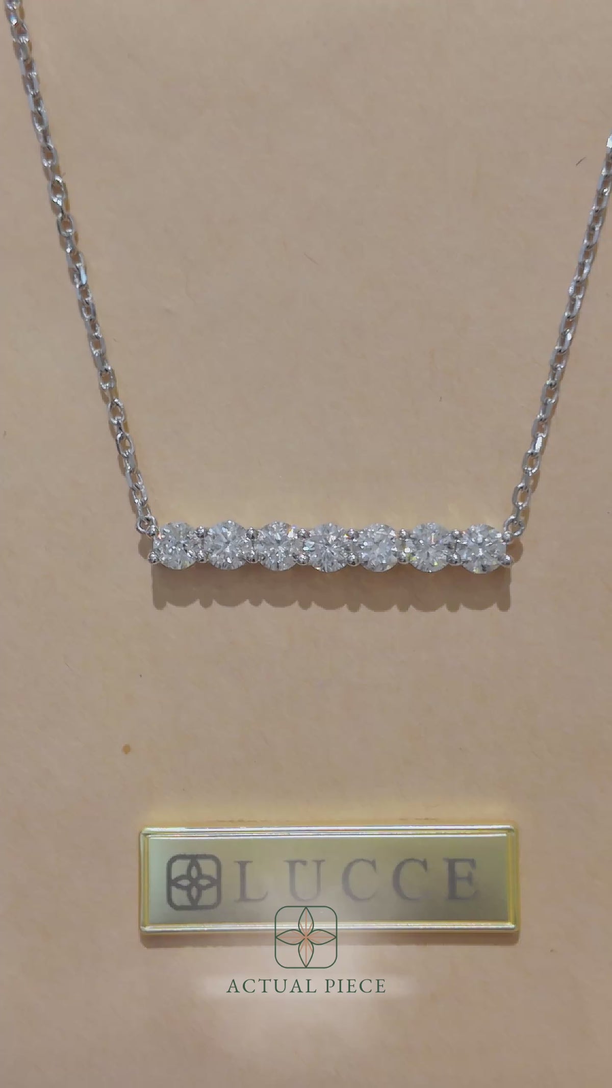 Load and play video in Gallery viewer, LUCCE RIVERA™ Necklace Diamond
