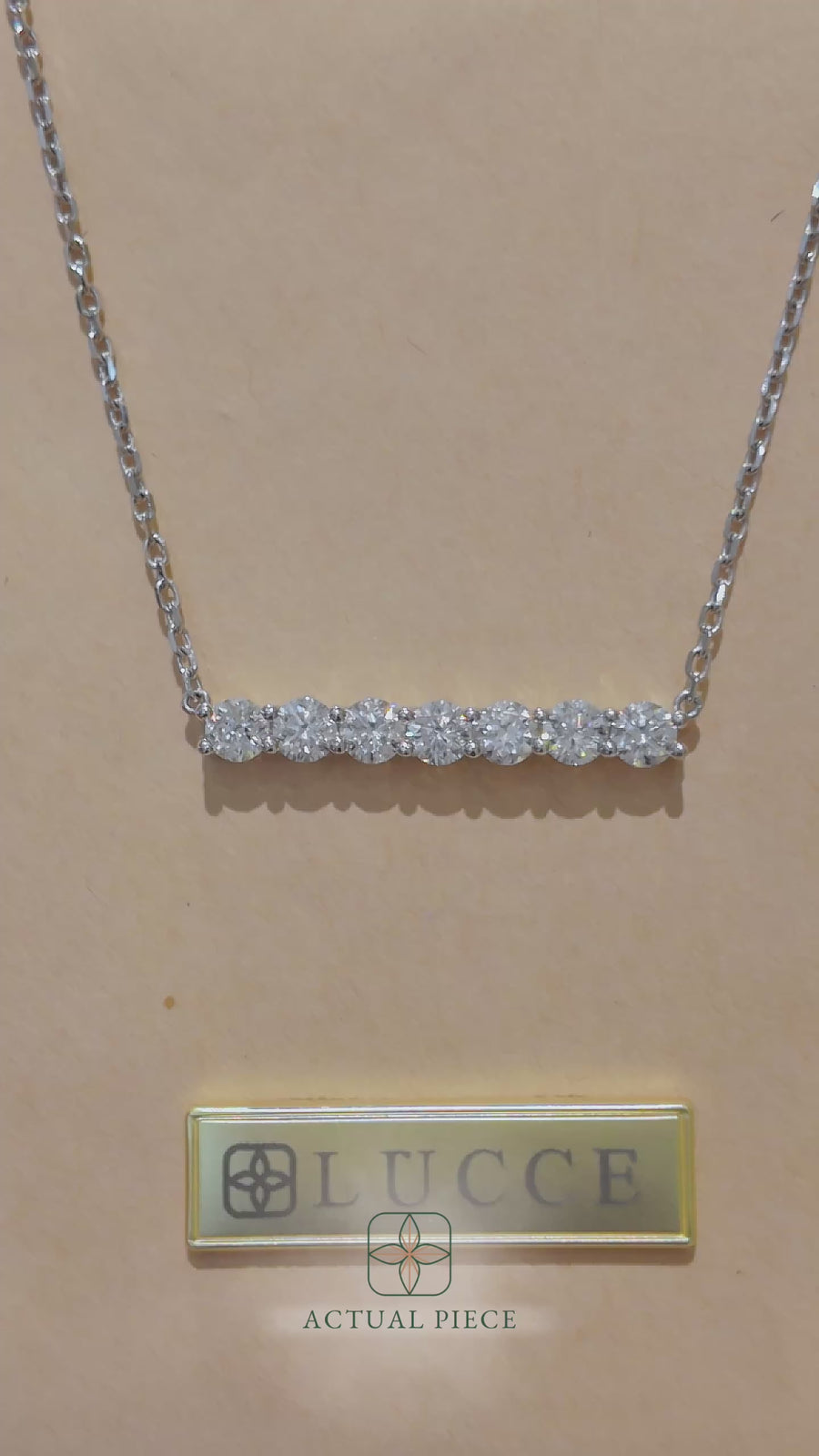 Load and play video in Gallery viewer, LUCCE RIVERA™ Necklace Diamond
