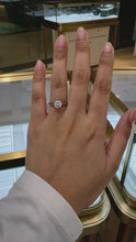 Load and play video in Gallery viewer, Lucce Azalea 1.04ct Forever ONE Moissanite 14K White Gold
