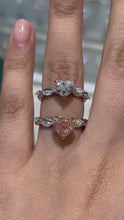 Load and play video in Gallery viewer, Constance Heart Rosé Pink Diamond
