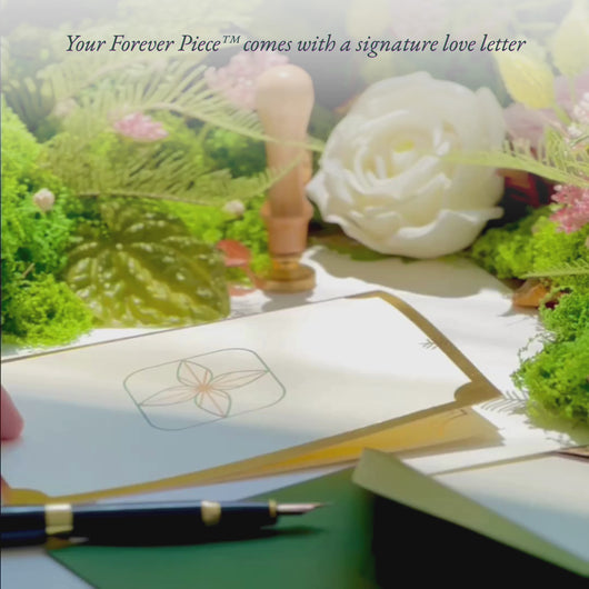 LUCCE's One of a Kind Love Letter that comes with your Forever Piece.