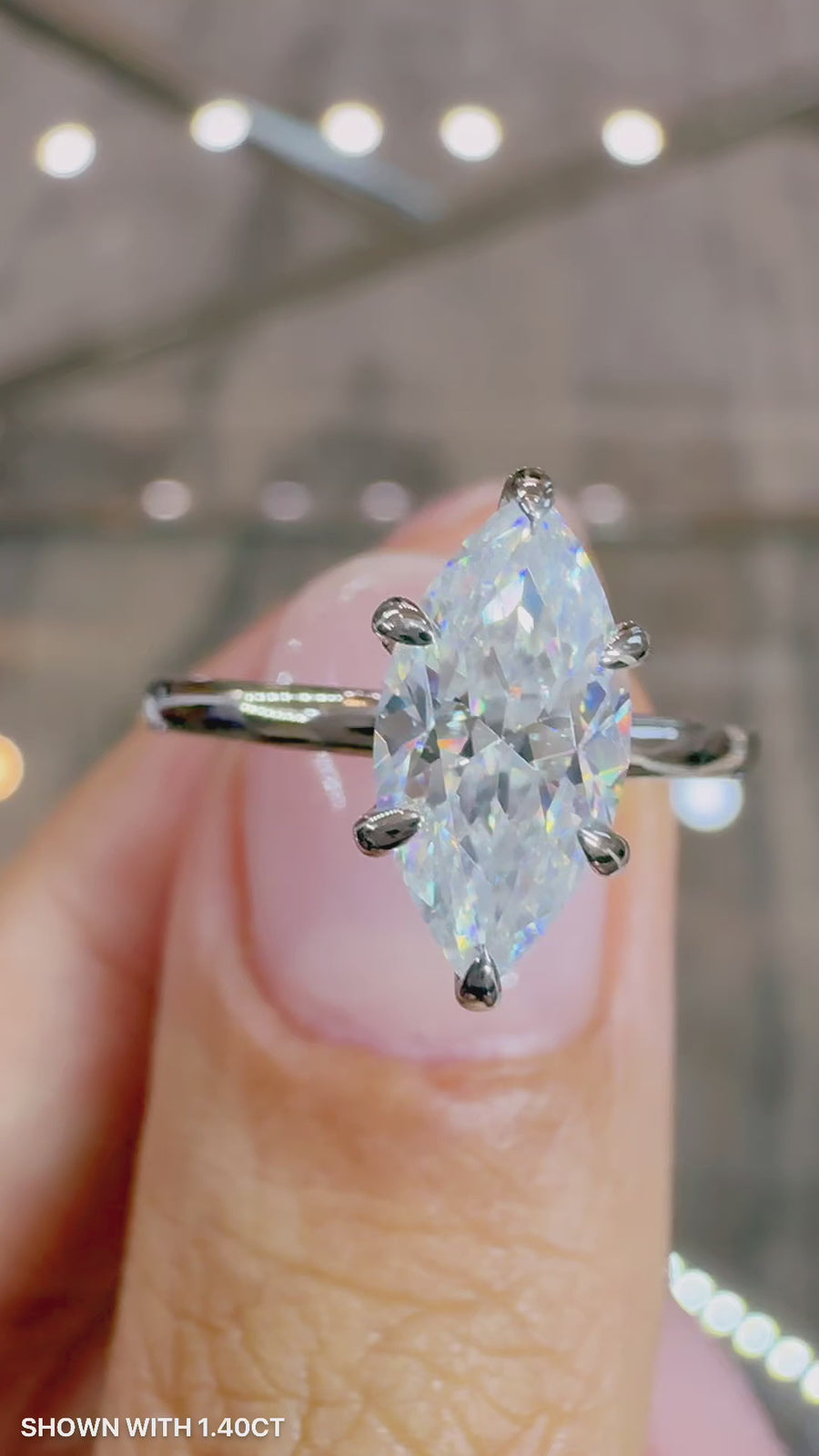 Load and play video in Gallery viewer, LUCCE VERONA™ Marquise Gemstone
