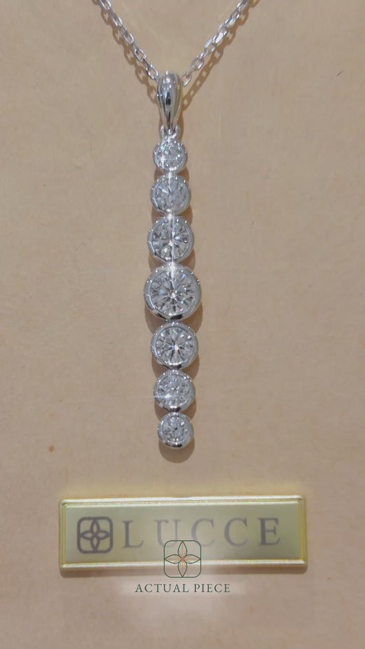 LUCCE CARLA™ Tapered Necklace Diamond