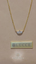 Load and play video in Gallery viewer, Lucce Paula Necklace 0.28 CTW Lab Diamond 18K Yellow Gold
