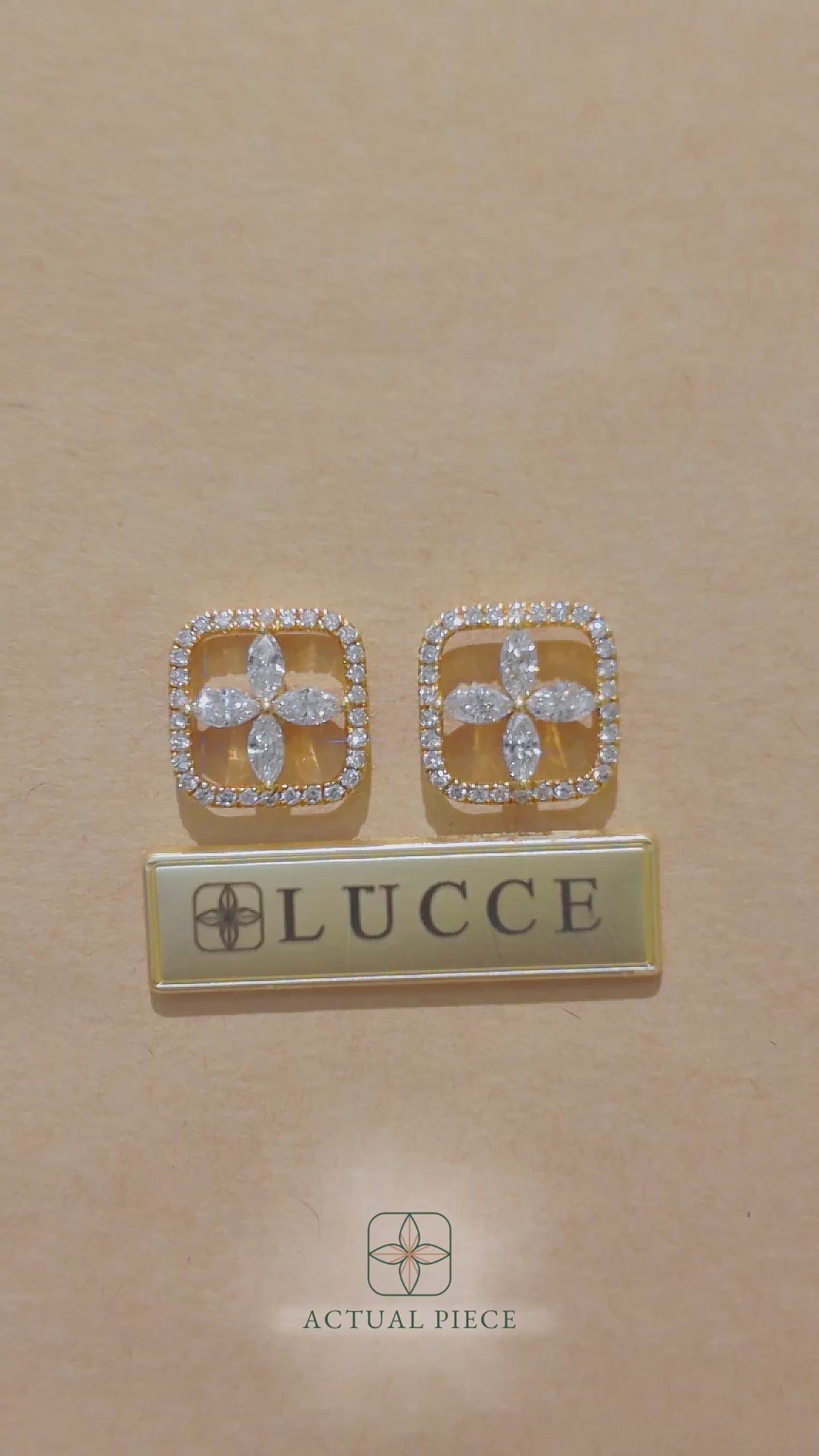 Load and play video in Gallery viewer, LUCCE CONSTANCE™ Earrings Diamond
