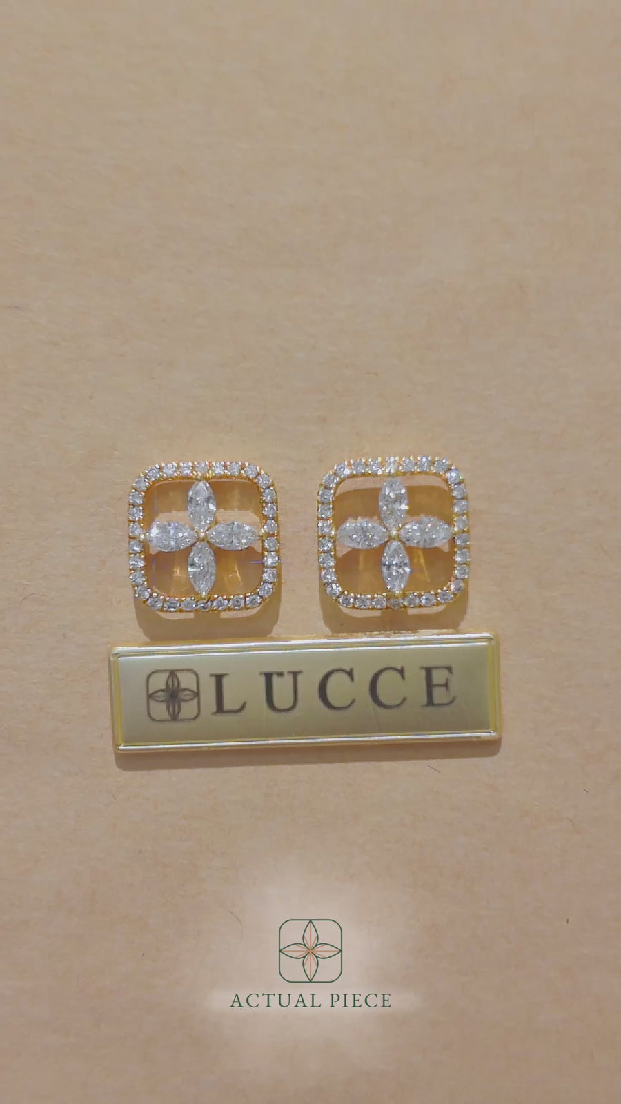 Load and play video in Gallery viewer, LUCCE CONSTANCE™ Earrings Diamond
