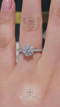 Load and play video in Gallery viewer, Lucce Azalea Pave Round Diamond with Petal Prongs in Platinum
Manila, Philippines
