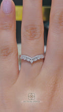 Load and play video in Gallery viewer, Lucce Layla 0.23CTW Lab Diamond  18K White Gold
