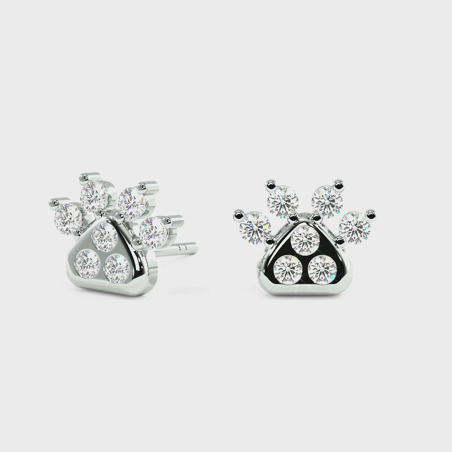 Load and play video in Gallery viewer, LUCCE ZAMPA™ Earrings Diamond
