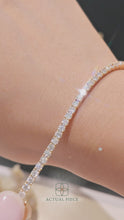 Load and play video in Gallery viewer, Lucce Diana Tennis Bracelet 3.70CTW DEF VVS Lab Diamond 14K Yellow Gold

