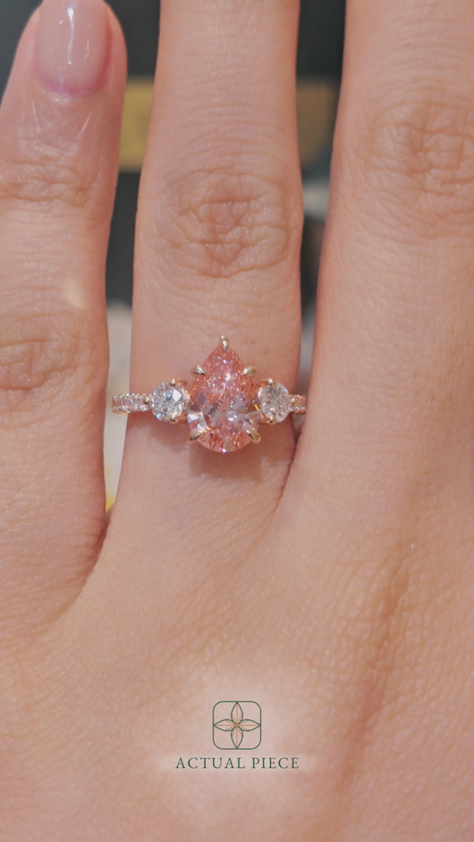 LUCCE SOPHIA™ Siena Pear ROSÉ™ Pink Diamond