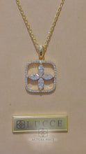Load and play video in Gallery viewer, Lucce Constance Necklace 1.25CTW Lab Diamond 14K Yellow Gold
