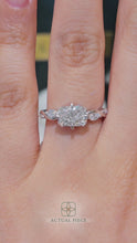 Load and play video in Gallery viewer, Lucce Constance Vielle Radiant Lab Diamond 1.28CT E VVS2 Ex IGI Platinum
