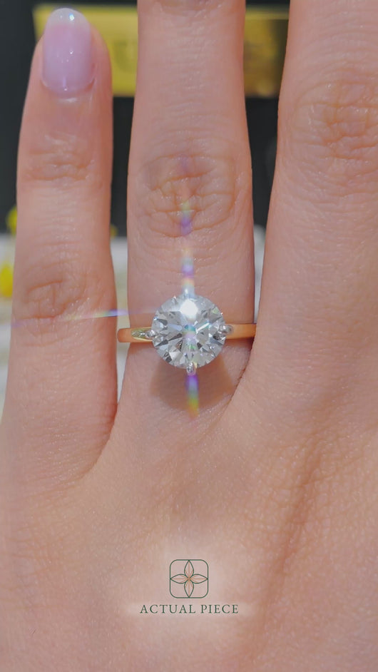 LUCCE CONSTANCE™ Solitaire Round Diamond