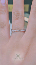 Load and play video in Gallery viewer, LUCCE ANGELA™ Band 0.14ctw Lab Diamond 18K White Gold
