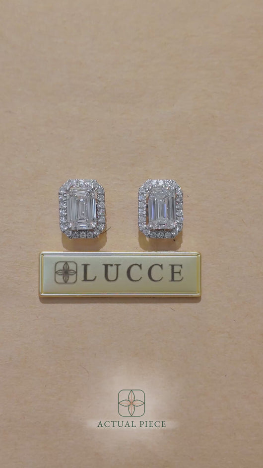 LUCCE MONTEVALLE™ Earrings Emerald Diamond