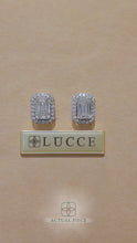 Load and play video in Gallery viewer, Lucce Montevalle Emerald Earrings 2.34CTW Lab Diamond IGI Platinum

