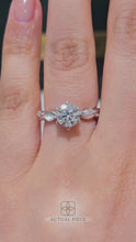 Load and play video in Gallery viewer, Lucce Constance Petal Round Diamond
