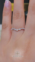 Load and play video in Gallery viewer, Lucce Genia Band 0.35CTW Lab Diamond 14K White Gold
