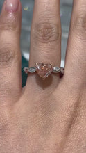 Load and play video in Gallery viewer, Constance Heart Rosé Pink Diamond
