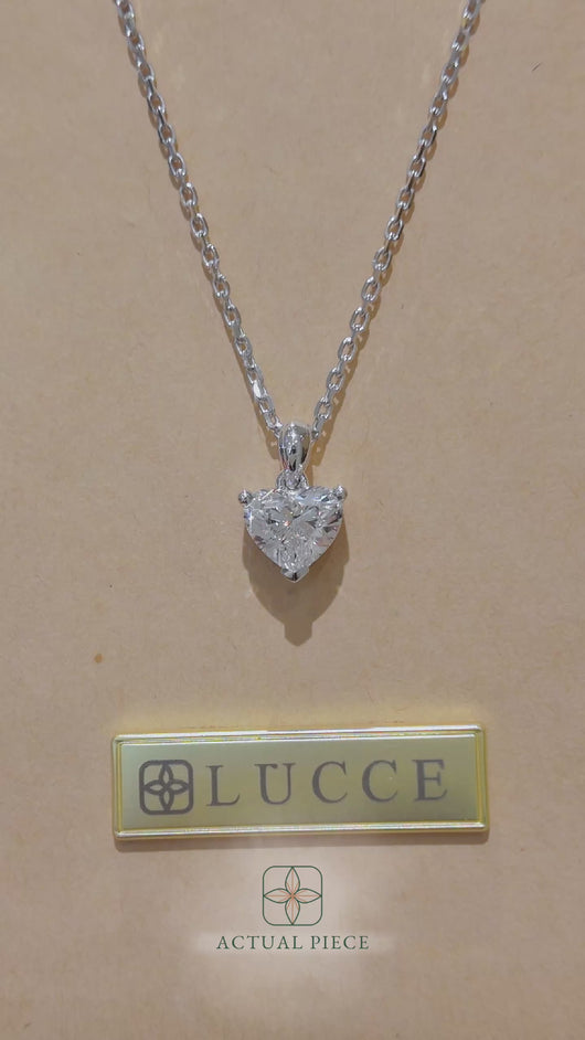 LUCCE KAELA™ Necklace Heart Diamond