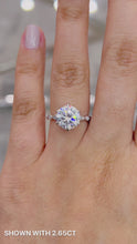 Load and play video in Gallery viewer, Christine 2.65ct SUPERNOVA Moissanite
