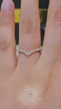 Load and play video in Gallery viewer, Lucce Leia Pavé 0.29CTW Lab Diamond 14K Yellow Gold
