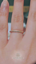 Load and play video in Gallery viewer, LUCCE ECUADORIAN™ Pavé Band Lab Diamond 0.32ctw 14K Yellow Gold
