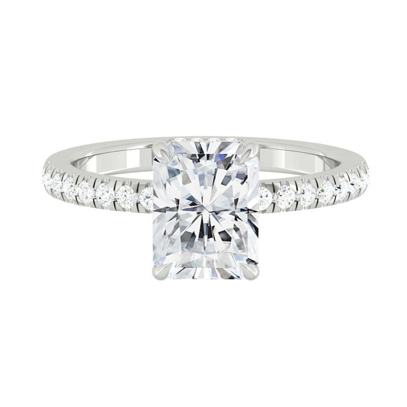 Madelyne Pave Radiant Moissanite