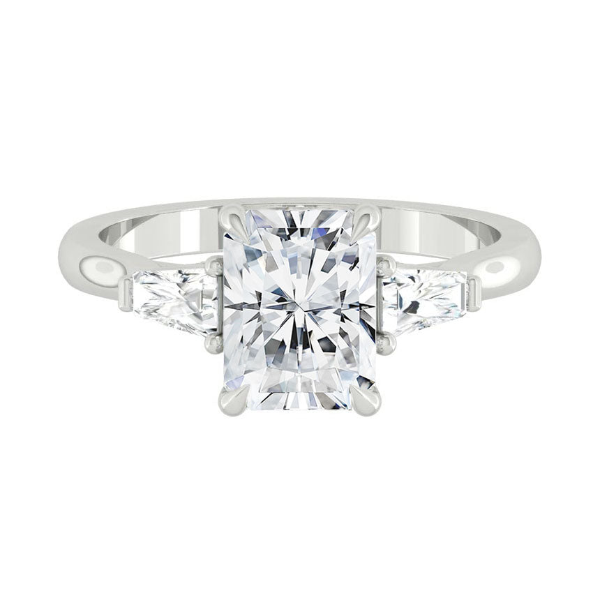 Sophia Luxe Radiant Lab Diamond 1.51ct E VVS2 Ex IGI 18K White Gold