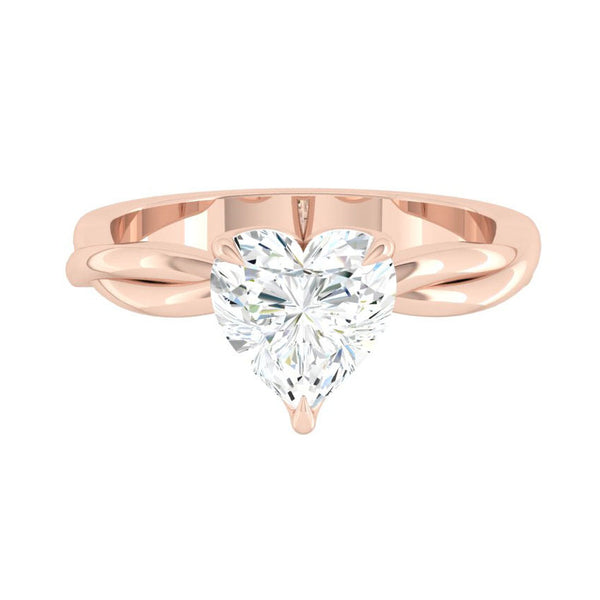 Fiore Solitaire Heart Diamond