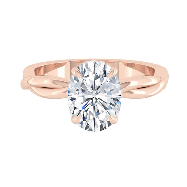 Fiore Solitaire Oval Diamond