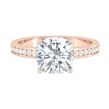 Load image into Gallery viewer, Kaela Pavé Cushion Diamond *new*
