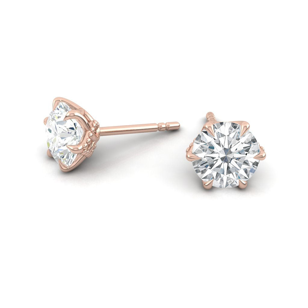 Load image into Gallery viewer, LUCCE AZALEA™ Earrings Round Diamond
