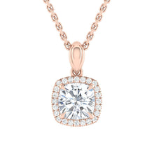 Load image into Gallery viewer, Montevalle Cushion Necklace Lab Diamond *new*
