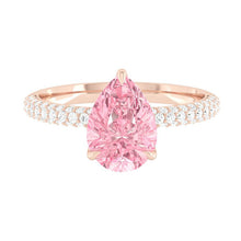 Load image into Gallery viewer, Tricia Pear Pave Rosé Lab Diamond *new*
