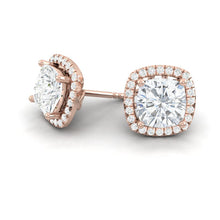 Load image into Gallery viewer, Montevalle Earrings Cushion Diamond
