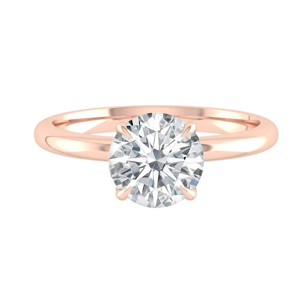 Lucce Lucia 4-Prong Round Moissanite