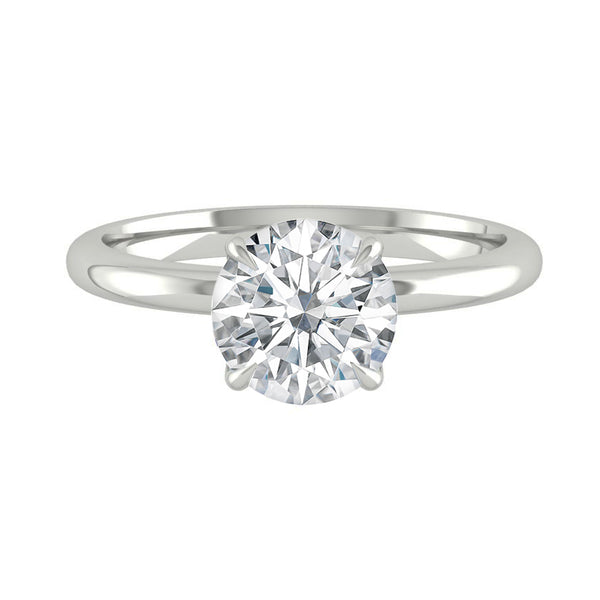 Lucce Lucia 4-Prong Round Moissanite