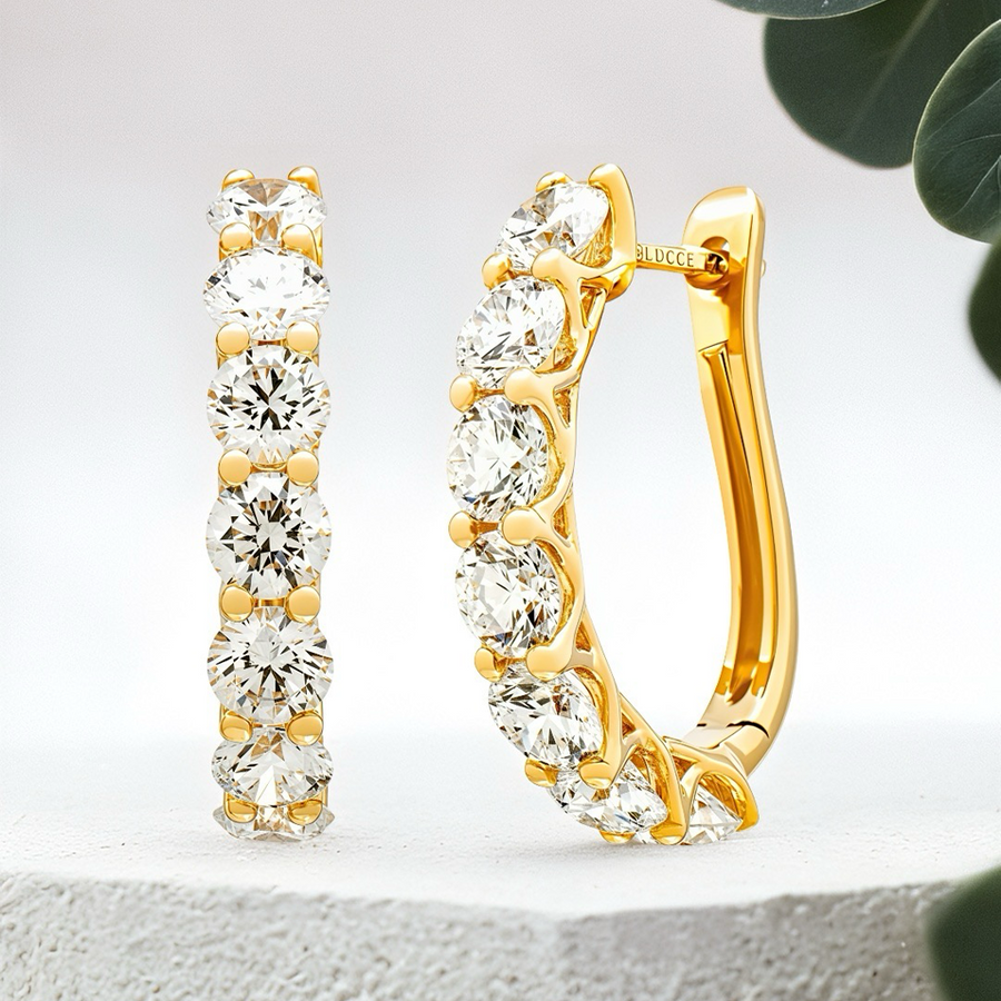 Load image into Gallery viewer, LUCCE RIVERA™ Hoop Earrings Diamond
