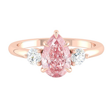 Load image into Gallery viewer, Siena Pear Rosé Pink Diamond
