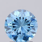 1.61ct ROUND Diamond BLUE VVS2 VG - IGI 774677895