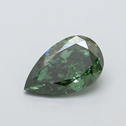 0.53ct PEAR Diamond GREEN VVS2 VG - IGI 768647253