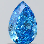 1.10ct PEAR Diamond BLUE VVS1 EX - IGI 804624989